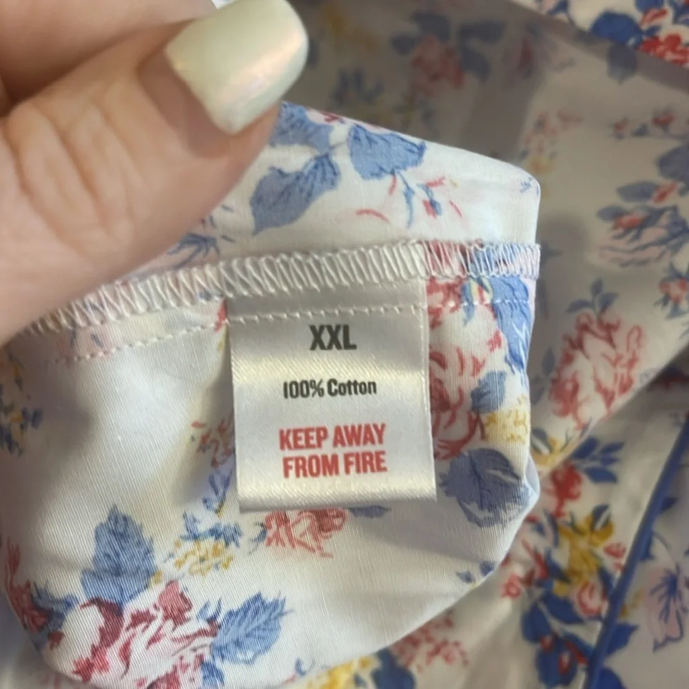 British Boxers Knockout Nightwear ladies NWT Pajama top. 100% cotton.  XXL